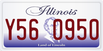 IL license plate Y560950