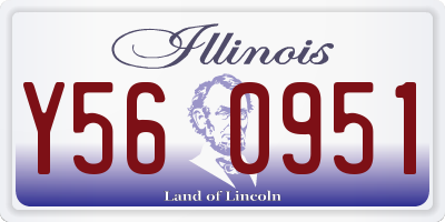 IL license plate Y560951