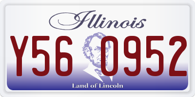 IL license plate Y560952