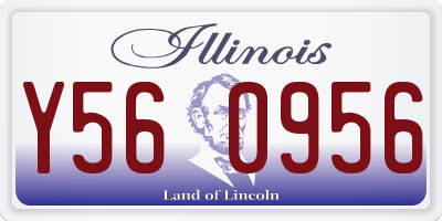 IL license plate Y560956