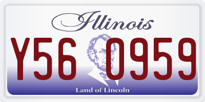 IL license plate Y560959
