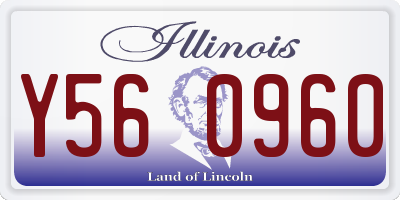IL license plate Y560960