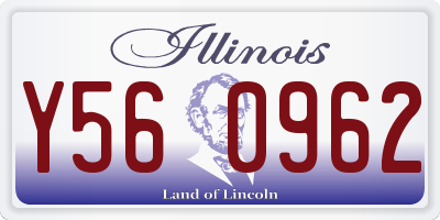 IL license plate Y560962