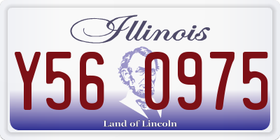 IL license plate Y560975