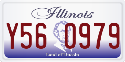 IL license plate Y560979