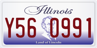 IL license plate Y560991