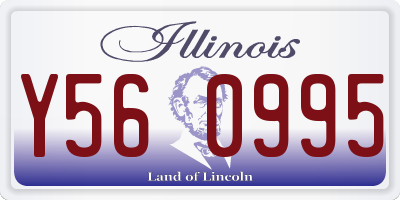 IL license plate Y560995