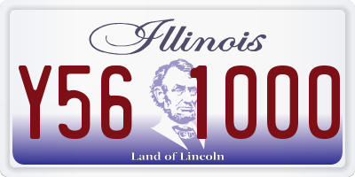 IL license plate Y561000
