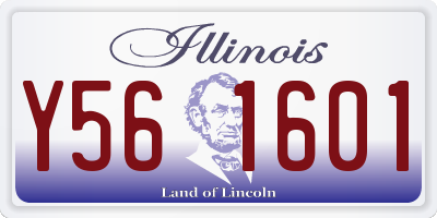 IL license plate Y561601