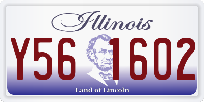 IL license plate Y561602