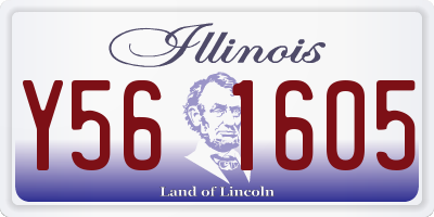IL license plate Y561605