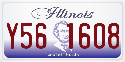 IL license plate Y561608
