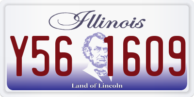 IL license plate Y561609