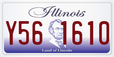 IL license plate Y561610