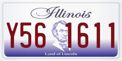 IL license plate Y561611