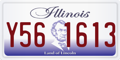 IL license plate Y561613
