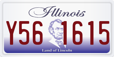 IL license plate Y561615