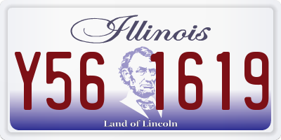 IL license plate Y561619