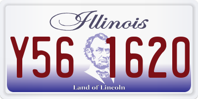 IL license plate Y561620