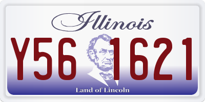 IL license plate Y561621