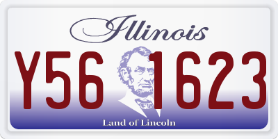 IL license plate Y561623