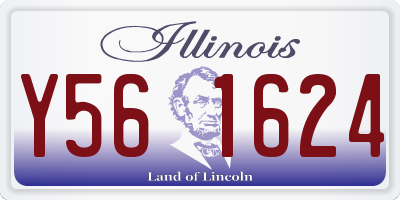 IL license plate Y561624