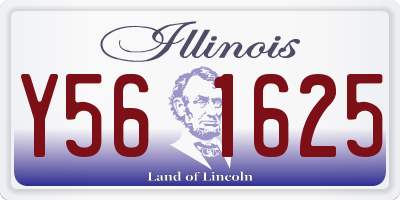 IL license plate Y561625