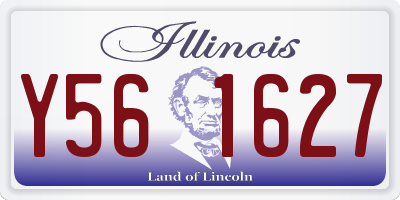 IL license plate Y561627
