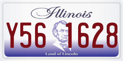 IL license plate Y561628