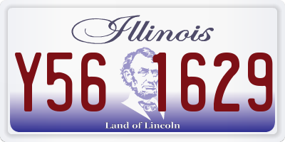 IL license plate Y561629