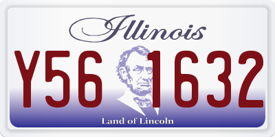 IL license plate Y561632