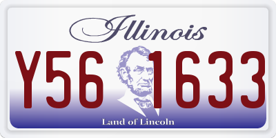 IL license plate Y561633