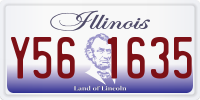IL license plate Y561635