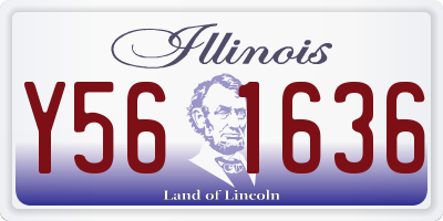 IL license plate Y561636