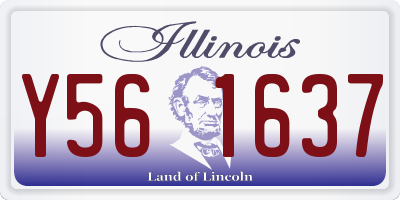 IL license plate Y561637