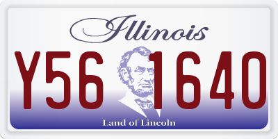 IL license plate Y561640