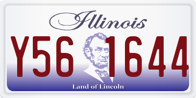 IL license plate Y561644