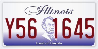IL license plate Y561645