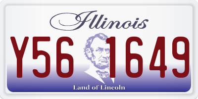 IL license plate Y561649