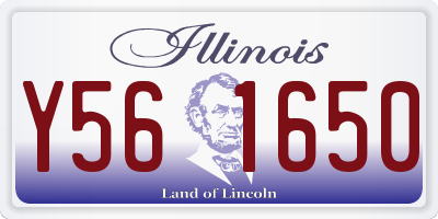 IL license plate Y561650