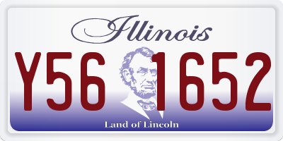IL license plate Y561652