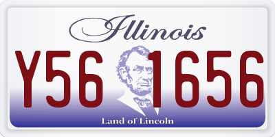 IL license plate Y561656