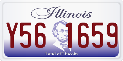 IL license plate Y561659