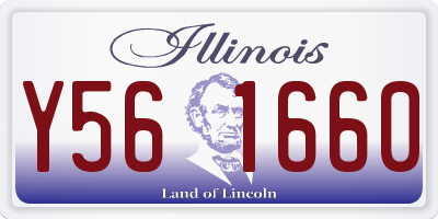 IL license plate Y561660
