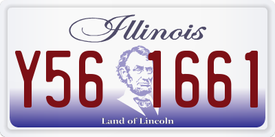 IL license plate Y561661