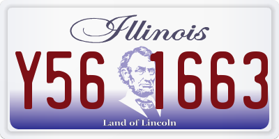 IL license plate Y561663