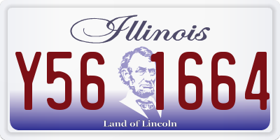 IL license plate Y561664