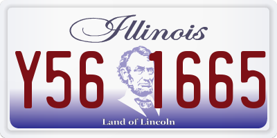 IL license plate Y561665