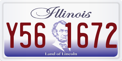 IL license plate Y561672