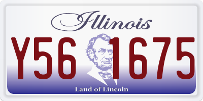 IL license plate Y561675